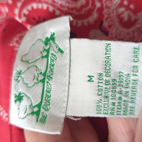 Quacker Factory QVC red bandana western Cowgirl embellished Jean jacket sz M - Picture 6 of 9